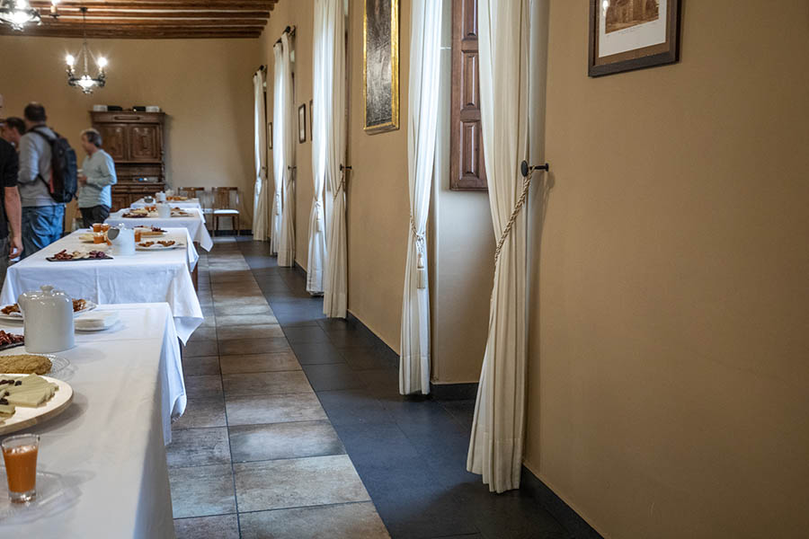 servicio catering en el comedor